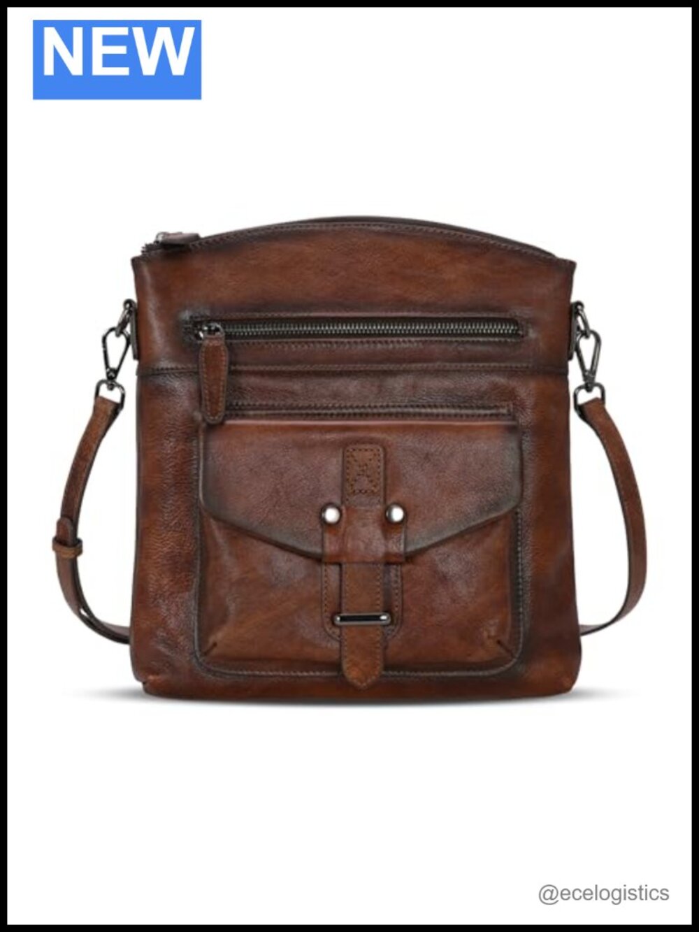 Genuine Leather Crossbody Bag for Women Shoulder Handbag Satchel Purse